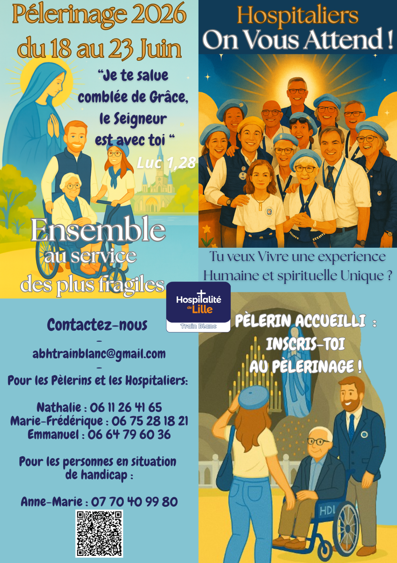 Affiche Lourdes 2026